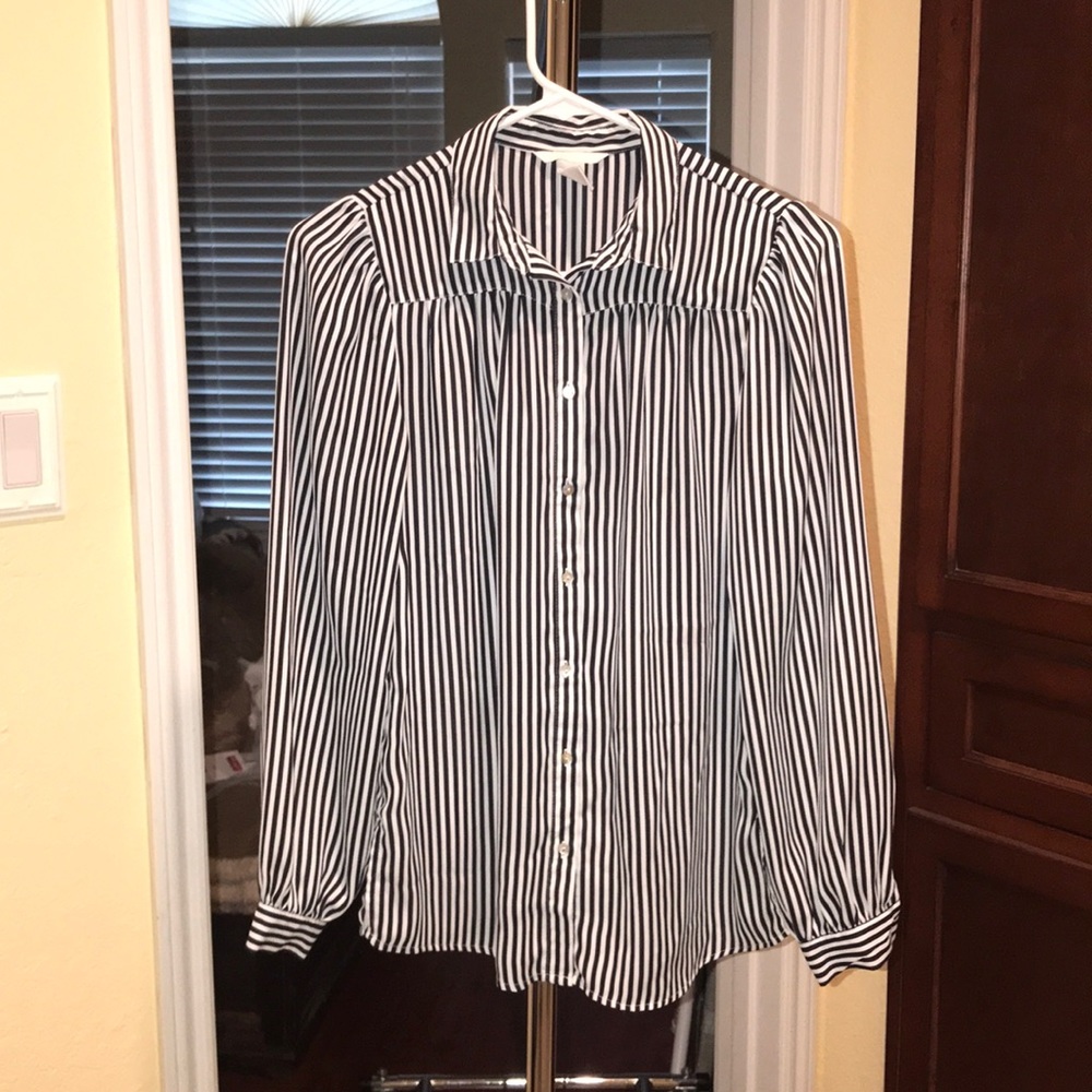 H&M BUTTON UP